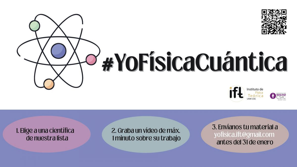 Participa en #YoFísicaCuántica, la nueva edición del reto del IFT para el 11F
