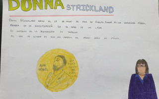 <a " style="color : black;font-style: italic;">
Donna Strickland y los láseres</a><br><br><h style="color : white; "> Saray<br> IES Escultor Daniel, Logroño</h>