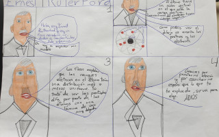 <a " style="color : black;font-style: italic;">
El modelo atómico de Rutherford</a><br><br><h style="color : white; "> Christian<br>IES Escultor Daniel, Logroño</h>