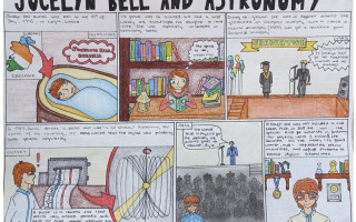 <a " style="color : black;font-style: italic;">Jocelyn Bell y la astronomía
</a><br><br><h style="color : white; "> David, Claudia, Laura, Elena y Elena<br> IES Mª Zambrano, Alcázar de San Juan, Ciudad Real</h>