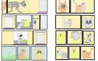 <a " style="color : black;font-style: italic;">Marina Huerta y el gato cuántico
<br> </a><br><br><h style="color : white; ">Estrella Aragoneses y Paula Fernández<br>IES la Serna, Fuenlabrada</h>