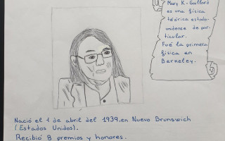 <a " style="color : black;font-style: italic;">
Mary K. Gaillard y los quarks</a><br><br><h style="color : white; "> María García<br>IES Escultor Daniel, Logroño</h>